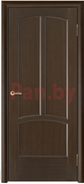 Межкомнатная дверь массив сосны Vilario (Стройдетали) Ветразь ДГ, Венге (900х2000) фото № 1