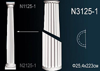 Полуколонна из полиуретана Перфект N3125-1