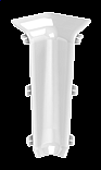Угол внутренний для плинтуса ПВХ Ideal Деконика (в цвет плинтуса) 70мм