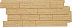 Фасадная панель (цокольный сайдинг) Grand Line Сланец Песочный фото № 1