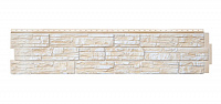 Фасадная панель (цокольный сайдинг) Grand Line Скала Слоновая кость