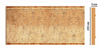 Декоративная панель из полистирола Декомастер Античное золото B20-552 2400х200х9