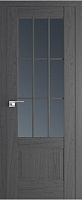Межкомнатная дверь царговая ProfilDoors серия X Классика 104X, Пекан темный Мателюкс графит