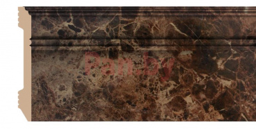 Плинтус напольный из полистирола Декомастер D105-713 (107*12*2400мм) фото № 1