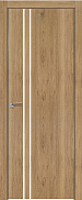 Межкомнатная дверь экошпон ProfilDoors серия ZN Модерн 35ZN, Дуб салинас светлый Мателюкс матовый (кромка хром, 2-сторон)
