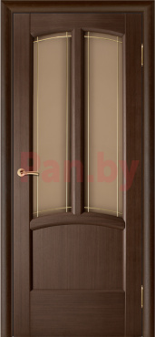 Межкомнатная дверь массив сосны Vilario (Стройдетали) Ветразь ДО, Венге 800 мм Распродажа