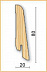 Плинтус напольный деревянный Tarkett Tango Дуб Кантри 80х20 мм фото № 2