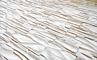 Декоративный искусственный камень Polinka Дубай  гипсовый 1700, белый
