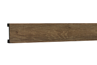 Декоративная интерьерная рейка из дюрополимера Decor-Dizayn 618-66PR с насечкой, 3000*40*15
