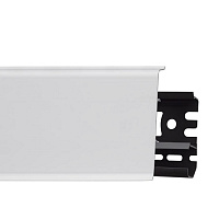 Плинтус напольный пластиковый (ПВХ) Arbiton Indo 40 Белый мат