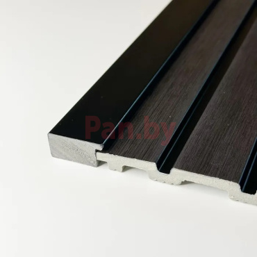 Финишная планка для реечных панелей из полистирола Grace 3D Rail Черная фото № 2