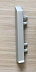 Заглушка для плинтуса металлическая AlPro13 2642 серебро (пара) фото № 1