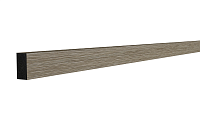 Декоративная интерьерная рейка из дюрополимера Decor-Dizayn 610-65SH, 3000*20*10