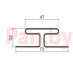 H профиль (соединительная планка) для сайдинга Grand Line Premium Acryl Тёмный дуб фото № 2