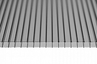 Поликарбонат сотовый Sotalux Серый 4 мм