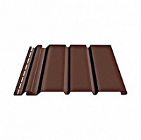 Софит виниловый Docke Premium Шоколад, без перфорации