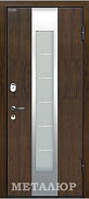Входная дверь металлическая МеталЮр М34 Темный орех