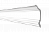Плинтус потолочный из дюрополимера Decor-Dizayn Белая Лепнина Карниз DD 505 фото № 1