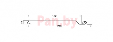Сайдинг наружный виниловый Grand Line Premium Acryl Natural-брус Темный дуб, 3м фото № 2