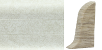 Заглушка для плинтуса ПВХ Winart 58 860 Белый Кварц (левая+правая)