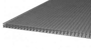Поликарбонат сотовый Сэлмакс Групп Скарб-про серый (тонированный) 16 мм, 2100*6000 мм