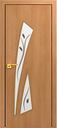 Межкомнатная дверь МДФ ламинированная Юни Стандарт С-20, Миланский орех (фьюзинг)