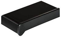 Подоконник ПВХ Moeller LD-S 30  черный ультрамат 300мм (clean-touch)
