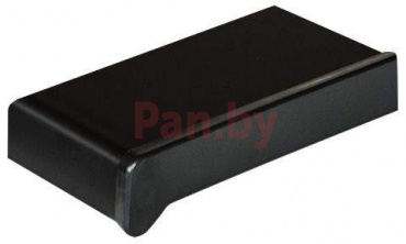 Подоконник ПВХ Moeller LD-S 30  черный ультрамат 300мм (clean-touch) фото № 3