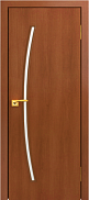 Межкомнатная дверь МДФ ламинированная Юни Стандарт С-31, Итальянский орех