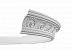 Плинтус потолочный из пенополиуретана Европласт 1.50.290 гибкий фото № 1