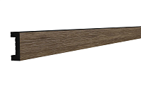 Декоративная интерьерная рейка из дюрополимера Decor-Dizayn 626-66SH, 3000*30*13