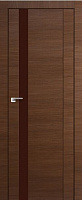 Межкомнатная дверь царговая ProfilDoors серия X Модерн 62X, Малага черри кроскут Коричневый лак
