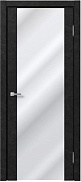 Межкомнатная дверь царговая экошпон МДФ Техно Профиль Dominika 200 Бетон антрацит (триплекс зеркало)