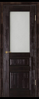 Межкомнатная дверь массив сосны Vilario (Стройдетали) Леонардо ДО, Венге