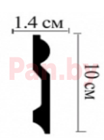 Плинтус напольный из дюрополимера Декомастер D137 (100*14*2000мм) фото № 2