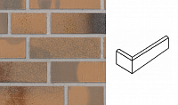 Клинкерная плитка для фасада Stroeher Brickwerk угловая 653 Kupferrot 50x52x240