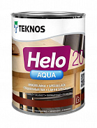 Лак полиуретановый специальный Teknos Helo Aqua 20 бесцветный полуматовый 0,9 л