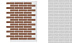 Гибкая фасадная панель АМК Клинкер однотонный 002 фото № 1