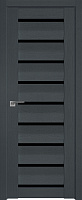 Межкомнатная дверь царговая экошпон ProfilDoors серия XN Модерн 2.49XN, Грувд Триплекс черный