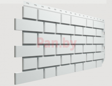 Фасадная панель (цокольный сайдинг) Docke-R Flemish Белый фото № 1