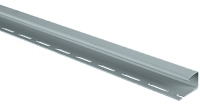 J-профиль для сайдинга Альта-Профиль Т-15, Светло-серый 3м