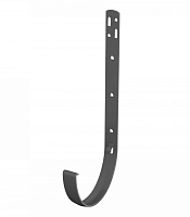 Кронштейн (держатель) водосточного желоба Технониколь Оптима 120/80 метал., Серый