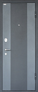 Входная дверь металлическая МеталЮр М37 Черный бархат/Силк сноу