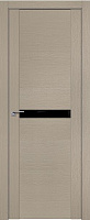 Межкомнатная дверь царговая экошпон ProfilDoors серия XN Модерн 2.01XN, Стоун Черный лак