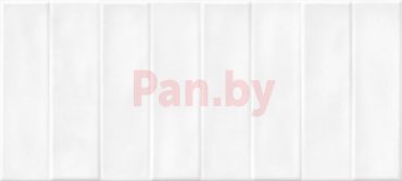 Керамическая плитка (кафель) для стен глазурованная Cersanit Pudra Белый кирпич рельеф 200х440 фото № 1