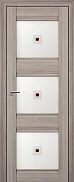 Межкомнатная дверь царговая экошпон ProfilDoors серия X Классика 4X, Орех Пекан мателюкс матовый узор (коричневый фьюзинг)