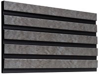 Декоративная реечная панель из полистирола Decor-Dizayn 904-69 Альпийский шифер 3000*150*10 мм