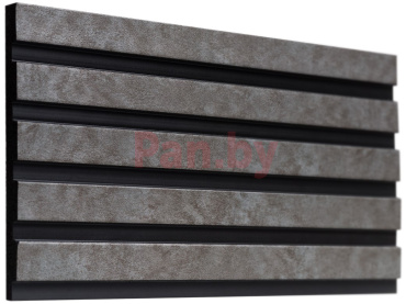 Декоративная реечная панель из полистирола Decor-Dizayn 904-69 Альпийский шифер 3000*150*10 мм фото № 3