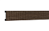Декоративная интерьерная рейка из дюрополимера Decor-Dizayn 618-67PR с насечкой, 3000*40*15 фото № 1