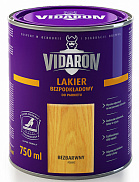 Лак алкидно-уретановый паркетный безгрунтовочный Vidaron Lakier бесцветный полуматовый 0,75 л